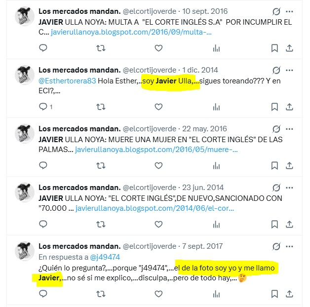 JulianMaciasT's tweet photo. Incluso en su cuenta de twitter asegura que votó a VOX, pero les decepcionó por no atacar más duramente a la ley de Violencia de Género https://t.co/z6AEgSZp5F