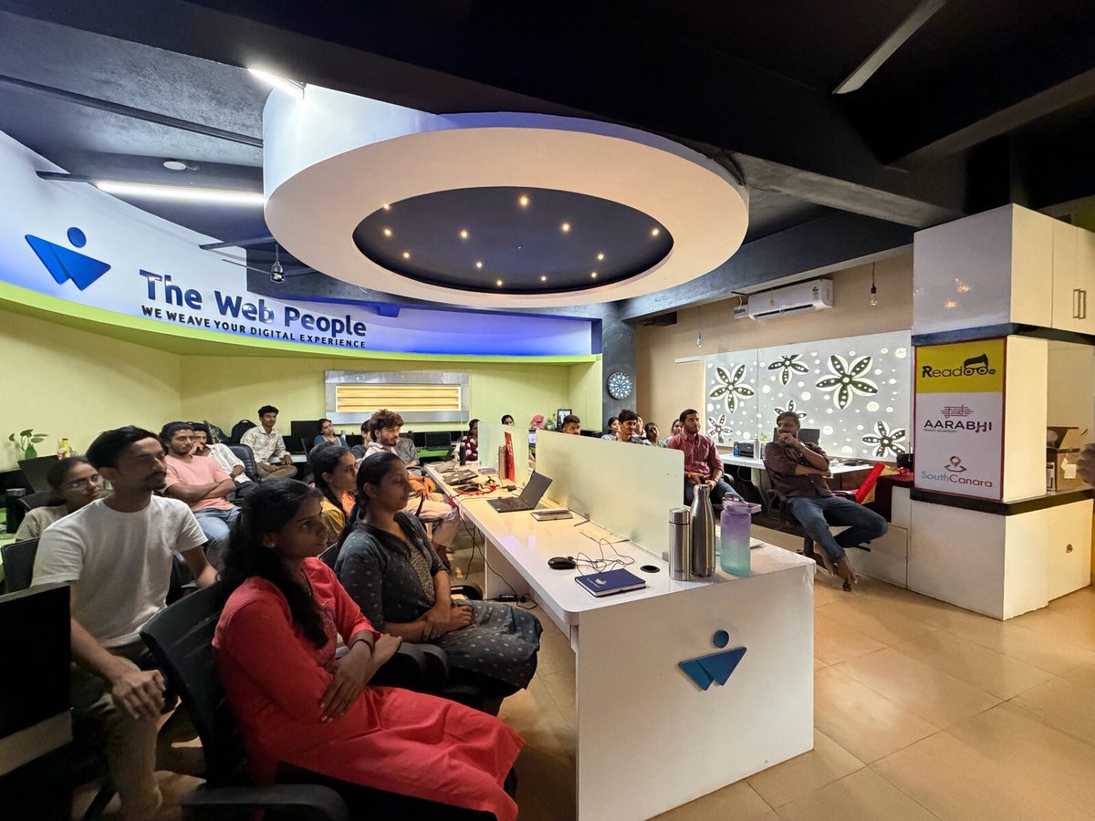 TheWebPeople_in's tweet photo. As part of our tech community initiative, we hosted a session on “Retrieval-Augmented Generation (RAG) in Modern AI” by Sachin Upparna, fresh from campus.
Learning, sharing, growing together 🚀

#RAG #AI #TechCommunity #Innovation #KnowledgeSharing https://t.co/FBvoMePDSa