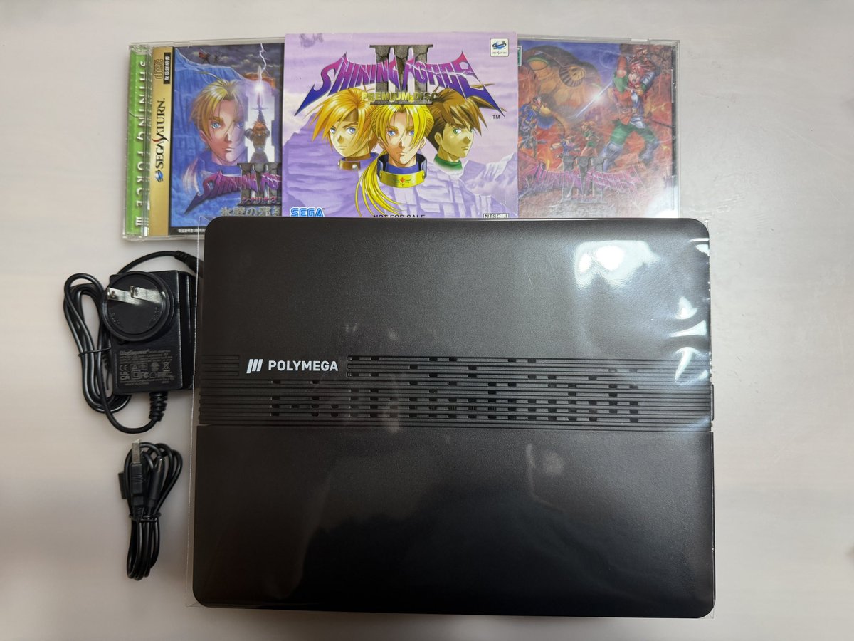 weheheii's tweet photo. 初めての互換機🎮
遂に好きなレトロゲームが、
手元で気軽に遊べる🙌🏼
ありがとうポリメガリミックス😭✨

#polymega
#ポリメガ
#worldgameexpress https://t.co/jT19bykFw0