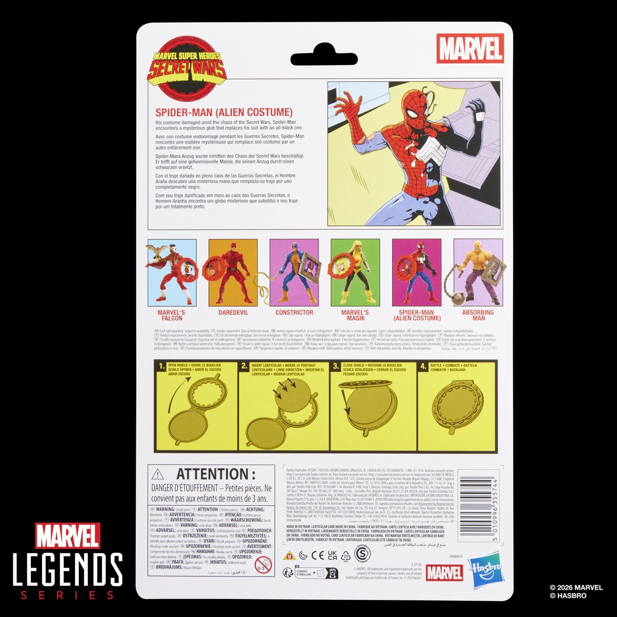 Hasbro_Store_JP's tweet photo. 【新製品情報】
G2419
#マーベルレジェンド・シリーズ
#シークレット・ウォーズ
#スパイダーマン（エイリアン・コスチューム）

1980年代の壮大な『シークレット・ウォーズ』のストーリーに登場するスパイダーマン（エイリアン・コスチューム）にインスパイアされています。

#Hasbro
#MARVEL https://t.co/AjLYerGyf7