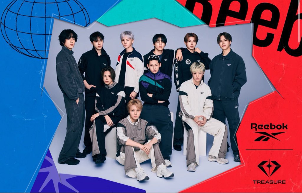 HYUNH4YI's tweet photo. TREASURE Rebook Japan apparel collection 📸 #트레저 https://t.co/NsdoluABtB