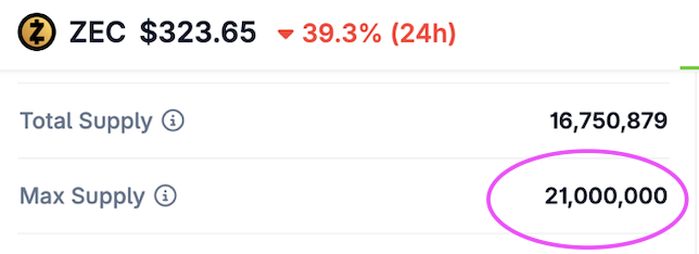 WillToMake's tweet photo. It doesn't matter what upgrades come next, the damage could be done in theory, so the SoV has failed.

@coingecko please update this to show "?" or "N/A". 21m is a lie