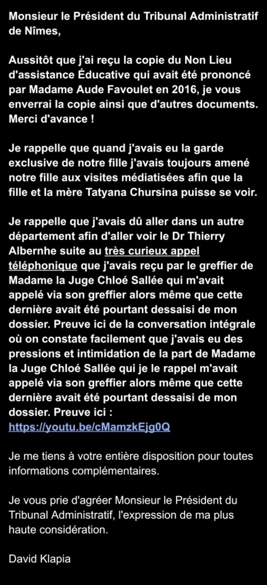 StopTerrorisme's tweet photo. @GDarmanin @Porte_parole_MJ Mr le Ministre de la ⚖️ faite la lumière sur les magistrats malhonnêtes qui utilisent une pseudo expertise réaliser en seulement 17 mn demandé par la Juge Chloé Sallée qui avait été pourtant daisaisi de mon dossier!!! #darmanin #fiasco @pgcaParis #avocat https://t.co/G8Np5oIuLP