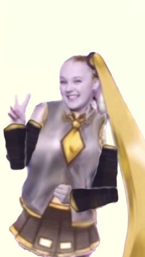 MeikoShrineSam's tweet photo. Why is Jojo Siwa Neru???😭😭😭 https://t.co/JZBgTKBBtf