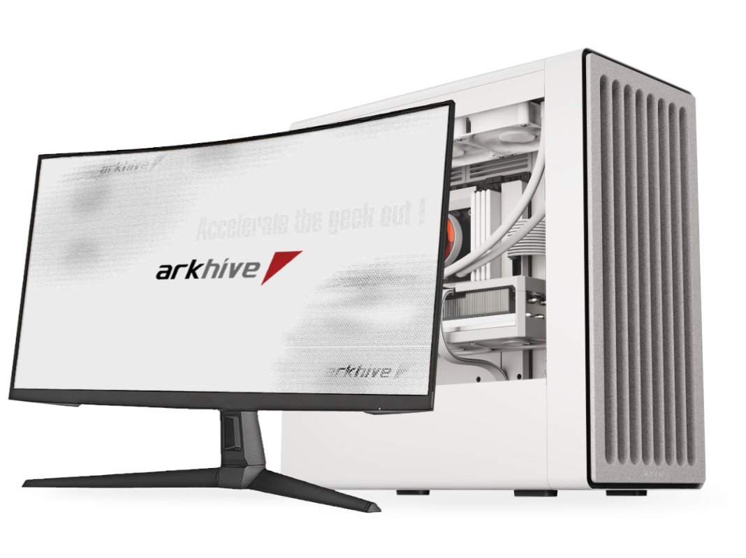 ark_akiba's tweet photo. 【Ark Tech News更新✨】
アークのBTOパソコン #arkhive にHAVN BF 360 Flow採用モデルが仲間入り!
モダンでオシャレなデザインと強力な180mmファンによるエアフローの良さが特徴となっています🌀
ミドルクラスから5090FE搭載のウルトラハイエンドモデルまで豊富なラインナップをご用意!
また、180mmファンは最大4基搭載可能で、究極のエアフロー重視構成も可能です♪
(1/2)