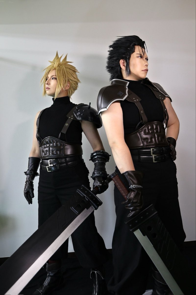 senjukurea's tweet photo. FF7リバース　

cosplay

クラウド•ストライフ
ザックス•フェア

#Cloud
#Zack https://t.co/J8z3Yf7V01