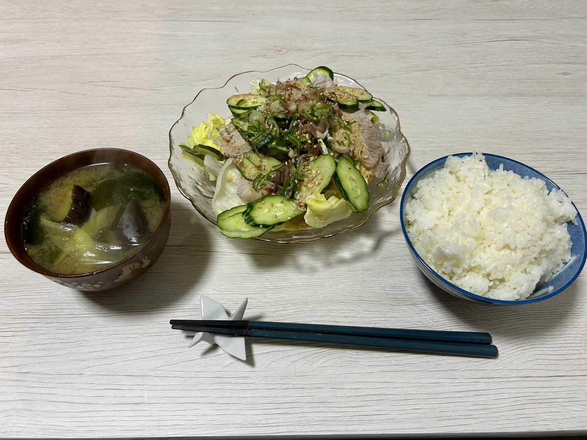 piisuke_vrc's tweet photo. 今日のご飯🍚
豚しゃぶです https://t.co/Ylr4EdpDFK