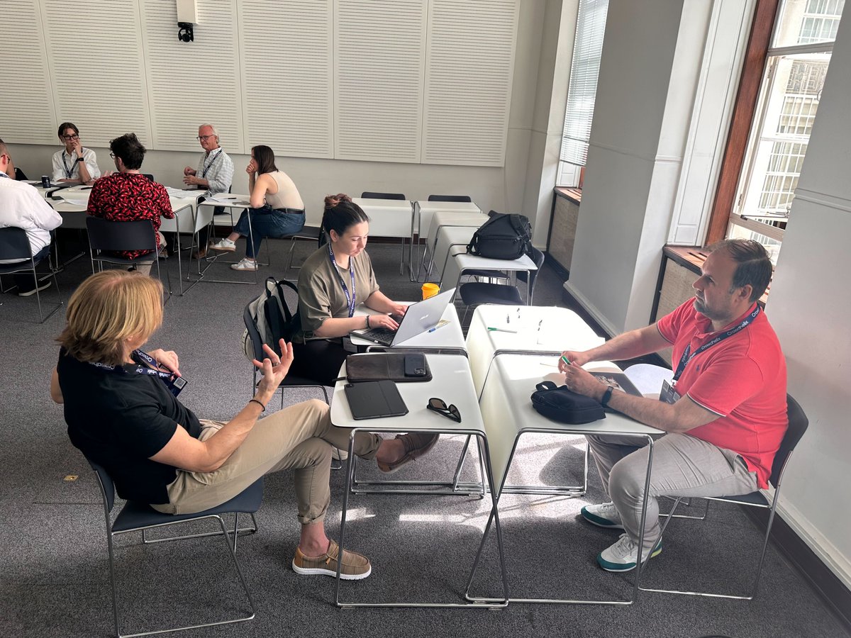 smartresearchEU's tweet photo. 📍 #SMARTResearchers at The Culture, Creativity and Inclusive Society Matchmaking Event

 Our partners from the European Academy presented the project’s focus on building sustainable talent development ecosystems for early-stage researchers.

#HorizonEurope #ResearchImpactEU https://t.co/u8zVuVKavv