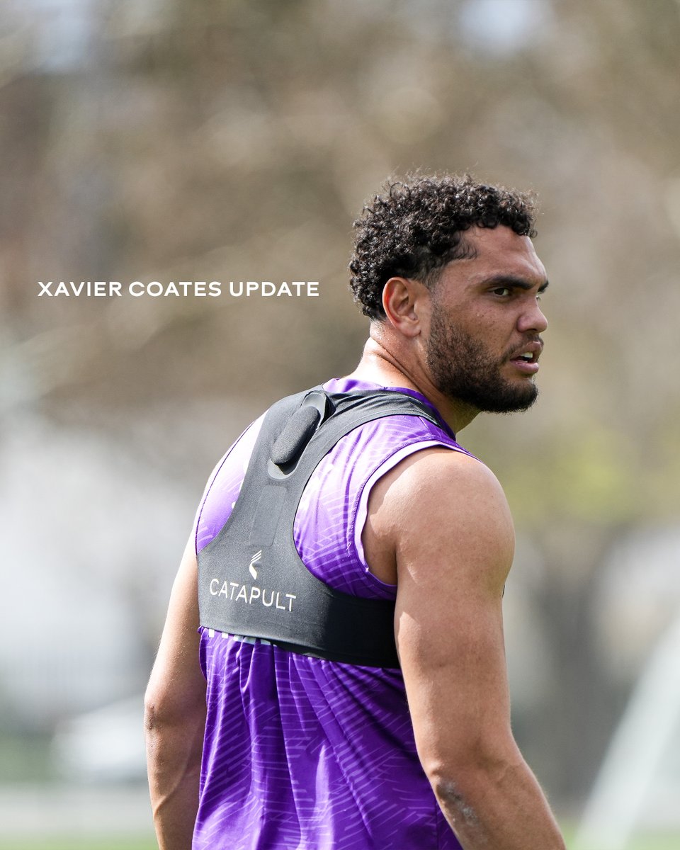 storm's tweet photo. Melbourne Storm Winger Xavier Coates has suffered a setback in his return to football, rupturing his achilles at training on Friday.

Coates will miss the remainder of the season and have surgery next week before beginning his rehabilitation. https://t.co/rLqyK5nfpT