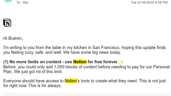 8rahim_'s tweet photo. @osama_latrache @NotionHQ I still remember when @ivanhzhao used to send us emails from his kitchen table in 2020 https://t.co/QIGHY97fRd