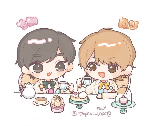 Tapio_tapi0's tweet photo. 先日るりちゃんのありちねいっぱい絵チャにお邪魔せていただきました〰️‼️🧡🩷
キミアトお茶会ありちねちゃん🫖🎀 https://t.co/HR6rRrMM2y