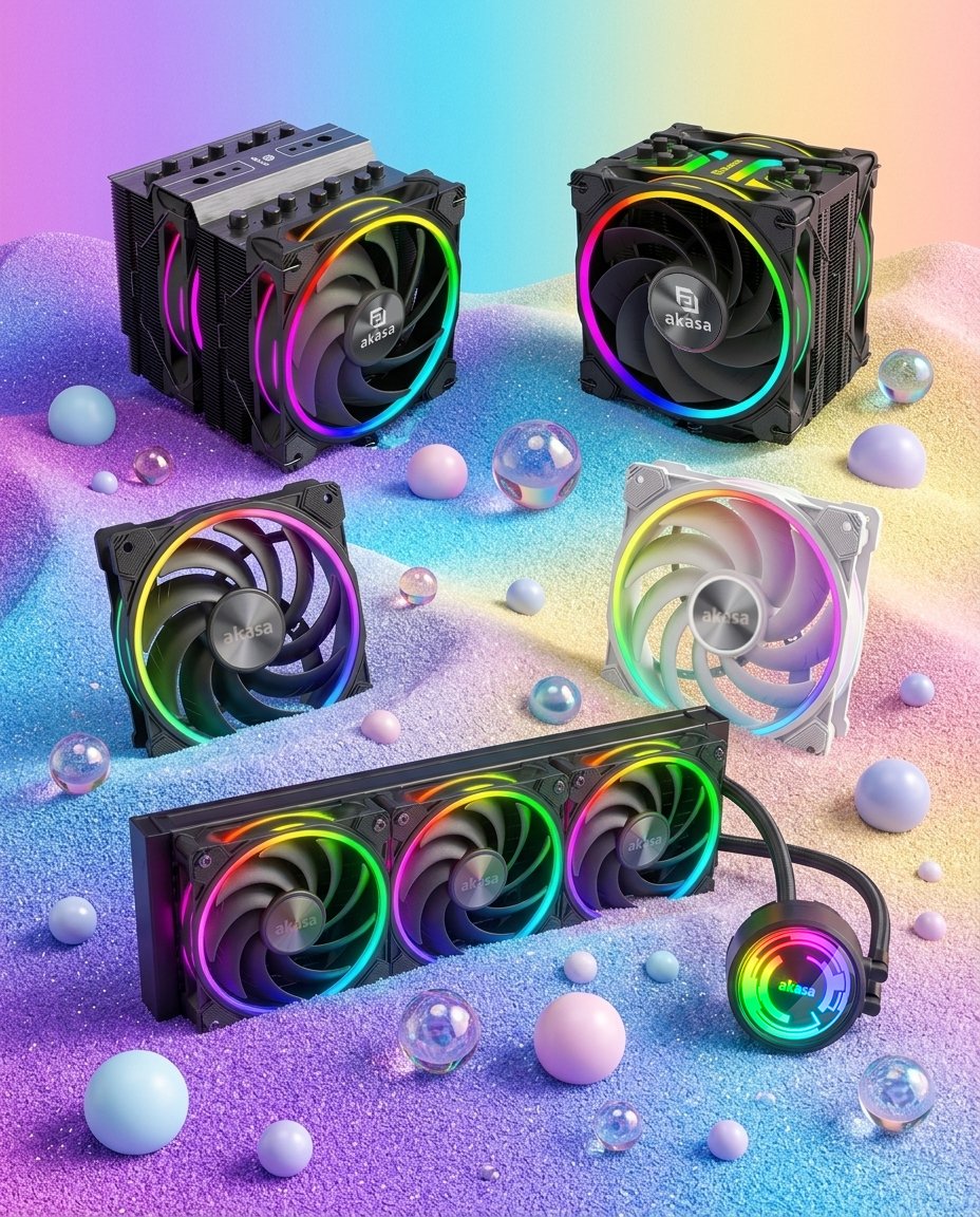 akasa_tech's tweet photo. Summer Game Fest is here, and so is the perfect time to upgrade your setup. From aRGB CPU coolers and high-performance fans, our SOHO range is designed to help you build a setup that's ready for every announcement, reveal and late-night gaming session.

#SGF #PCGaming https://t.co/ZDKdK896QB