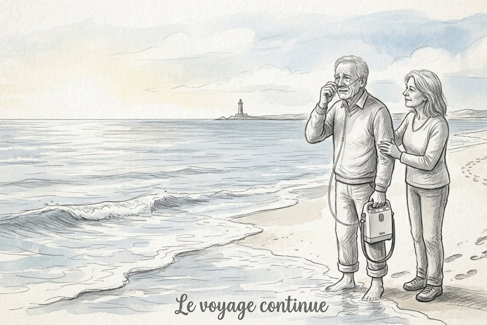 phildu17's tweet photo. Pendant plus de quarante ans, Jean avait vécu à cent à l'heure.  Il avait parcouru les routes d'Europe, habitué aux grands espaces et à une liberté totale. Mais à 65 ans, un invité invisible et silencieux s'est installé dans sa vie : la BPCO
https://t.co/5hDZHpB1uj https://t.co/med3Vri38T