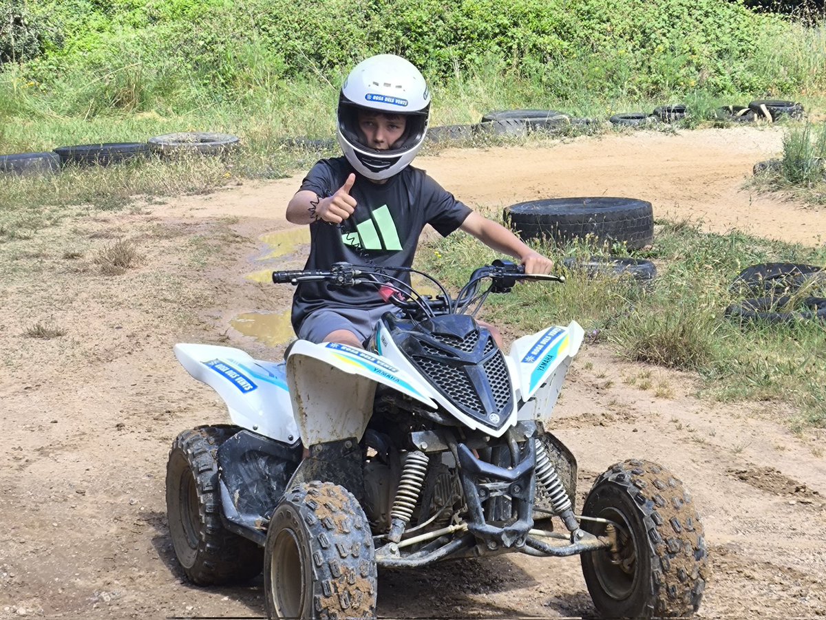 mdc_iris's tweet photo. Gaudint de les últimes activitats de les colònies: orientació QR 🧭, punteria 🎯 i quads 🏎️ https://t.co/p5KGmzegvk