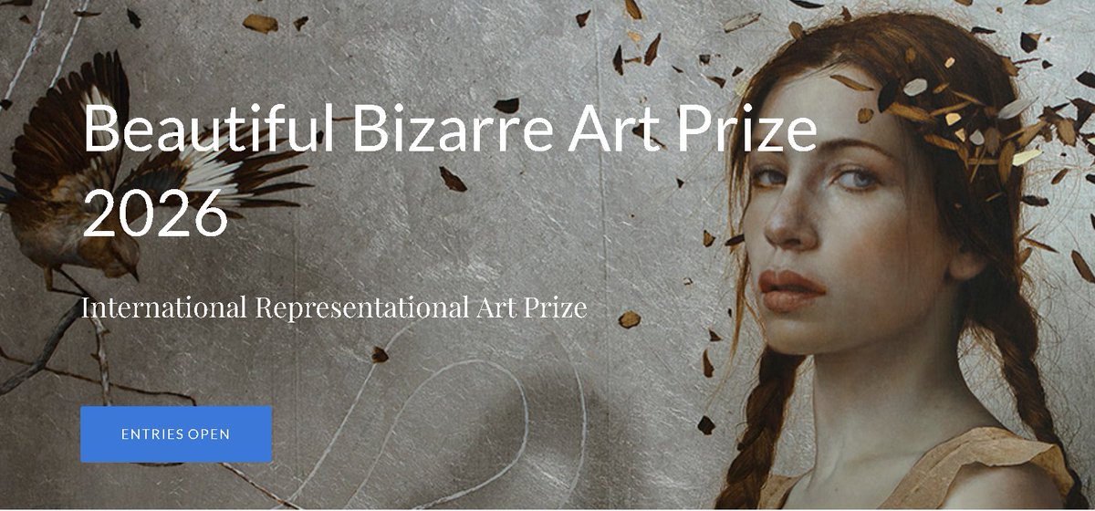 morteza_yousefy's tweet photo. 🚨 Art prize alert 🚨

Beautiful Bizarre Art Prize 2026 is offering 76000 dollars in total prizes for figurative and surreal artists 

apply by july 17 for global exposure

Apply at 

https://t.co/88k4kvqiUK

#BeautifulBizarre #ArtPrize #OpenCall https://t.co/4SQloT82R6