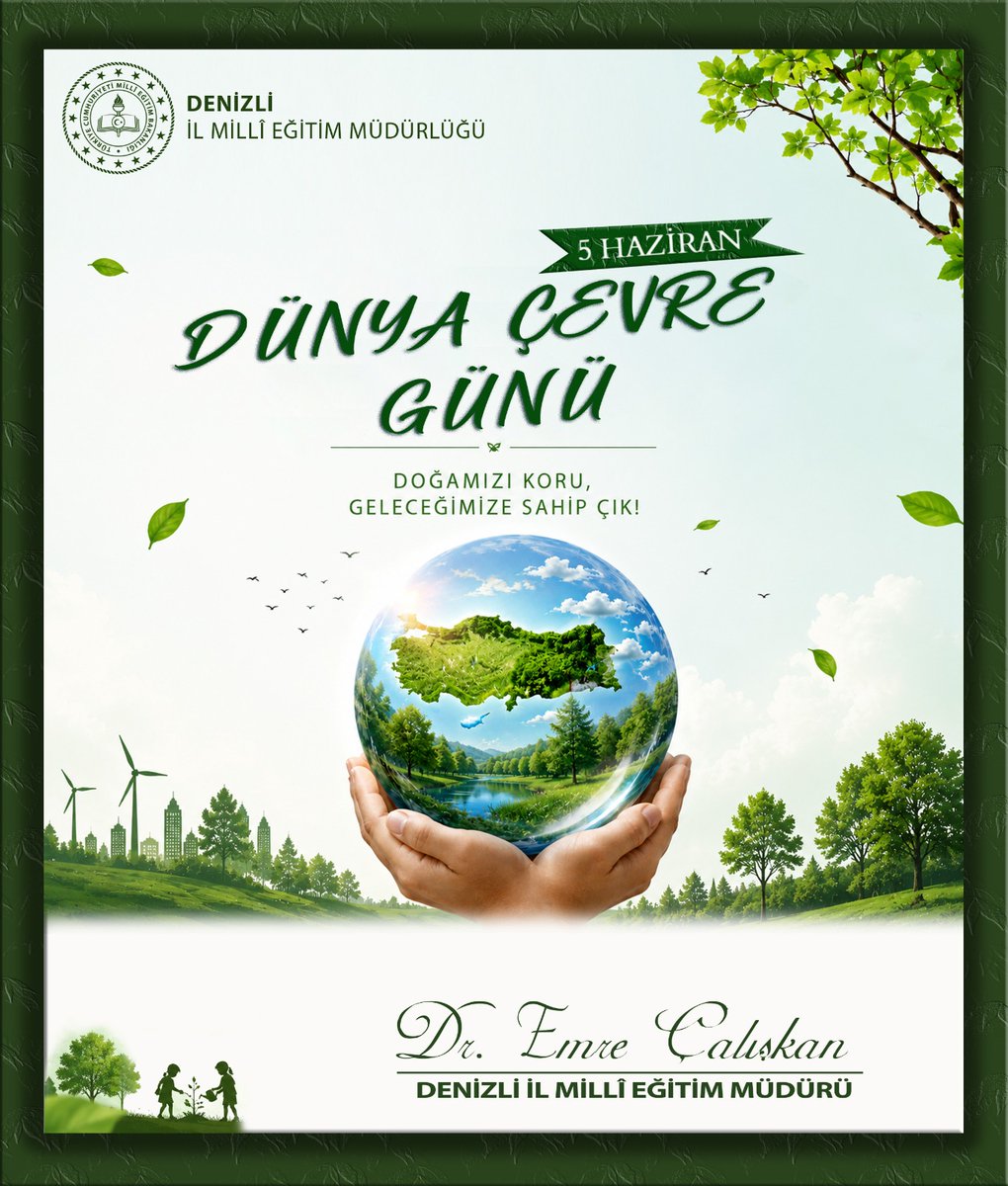 denizlimem's tweet photo. 🌿 Doğaya Saygı, Geleceğe Umut 🌍

🌱 Çevre bilinciyle büyüyen nesiller, daha yaşanabilir bir dünyanın en güçlü teminatıdır. Okullarımızda yıl boyunca yürütülen çevre temalı etkinliklerle öğrencilerimiz; doğayı tanıyan, koruyan ve sürdürülebilir yaşam alışkanlıkları geliştiren bireyler olarak yetişiyor. 🌳💧

♻️ Geri dönüşümden su tasarrufuna, biyolojik çeşitliliğin korunmasından çevre dostu uygulamalara kadar birçok alanda farkındalık oluşturarak çocuklarımızın doğayla güçlü bir bağ kurmalarını destekliyoruz. 🐝🌼

🌎 5 Haziran Dünya Çevre Günü vesilesiyle; çevremizi korumanın yalnızca bir sorumluluk değil, gelecek nesillere karşı ortak görevimiz olduğunu bir kez daha hatırlatıyoruz.

🌿 Daha temiz bir çevre, daha yeşil bir dünya ve daha güzel yarınlar için hep birlikte çalışmaya devam edeceğiz.

💚 Doğayı koruyalım, geleceği birlikte yeşertelim.

@emre_caliskan 
@Yusuf__Tekin 
@tcmeb