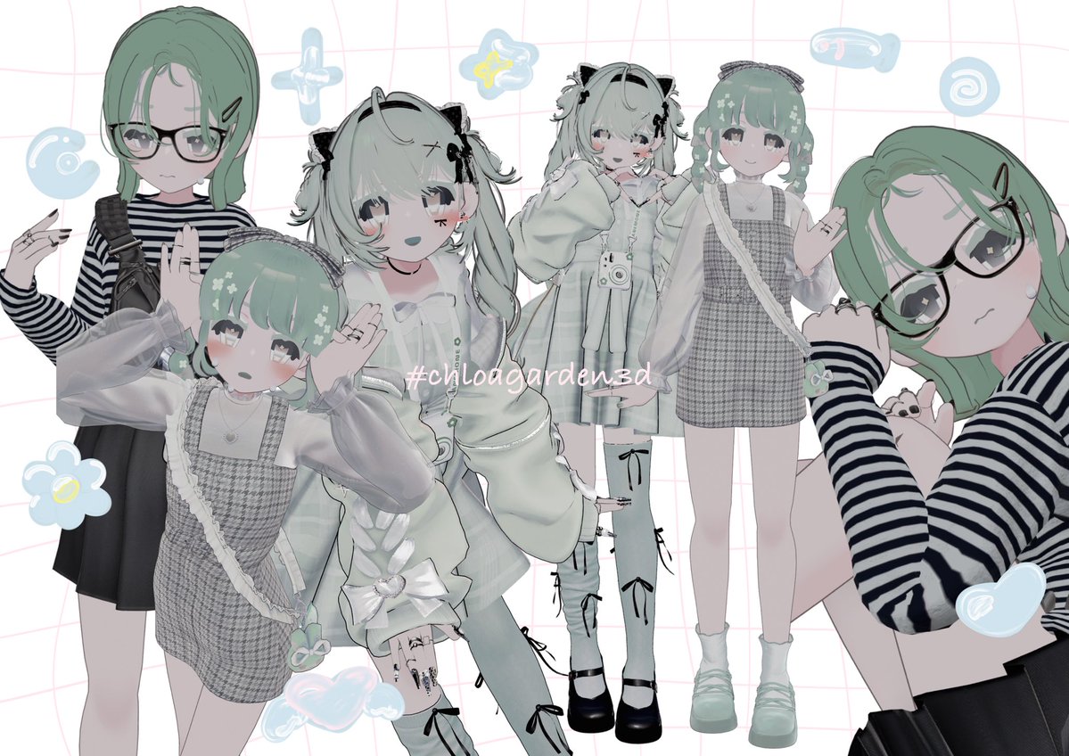 pvajjd's tweet photo. クロアちゃん❤︎つめつめ✦︎︎︎.

#ChloaGarden3D https://t.co/DFyoTGwB3J