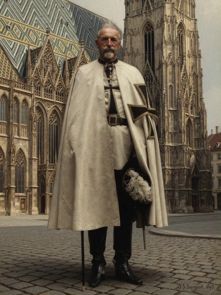 TeutonicOrden's tweet photo. Archduke Eugen of Austria, Prince of Hungary as Grand Master and Magister Germaniae, Hoch-und Deutschmeister of the Teutonic Order, Erzherzog Eugen Hoch-und Deutschmeister. https://t.co/O8mbeQqsBb https://t.co/Qkl1YPAQ1n