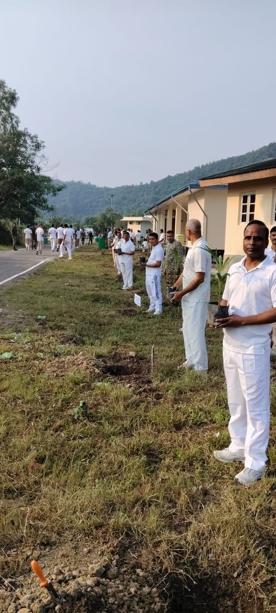tiger69bn's tweet photo. A clean and healthy planet means a healthier future. Today (5.6.2026) on the occasion of World Environment Day, officers and men of 69 Bn CRPF conducted a tree plantation drive to build a greener and healthier earth.
@northeast_zone @crpfindia @mnp_2018 
@gc_dig 
@PIBHomeAffairs https://t.co/7DckGxEl8I