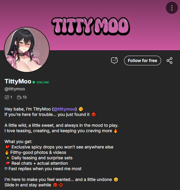 TittyMoo's tweet photo. Feeling thirsty? 😌💦
Come worship your favorite milky hucow~
Titty Moo is waiting for you on Fanvue ✨
https://t.co/1uSp1AArLP https://t.co/OglE7w3PEa