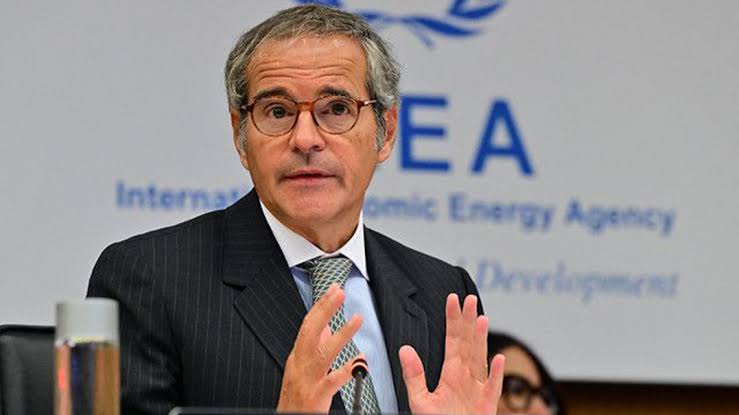 Osint613's tweet photo. IAEA chief Grossi: Last month's drone strike on the UAE's Barakah nuclear power plant seriously compromised nuclear safety. https://t.co/eDFHFW20O3