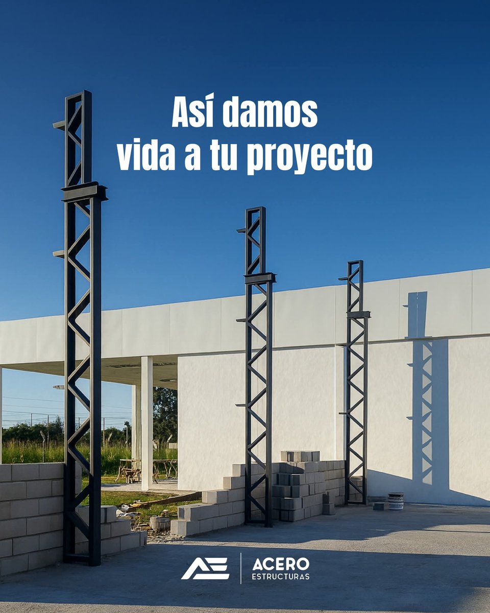 Aceroestrucmj's tweet photo. 💪 En Acero Estructuras transformamos tus ideas en obras concretas.
Desde el diseño inicial hasta la entrega final, acompañamos cada etapa con tecnología, precisión y compromiso.
 🌐 https://t.co/gMT0fDDiPN
📩 info@aceroestructuras.com.ar
📞 Whatsapp: 3472 50-8620 https://t.co/Oetqn9O5OP