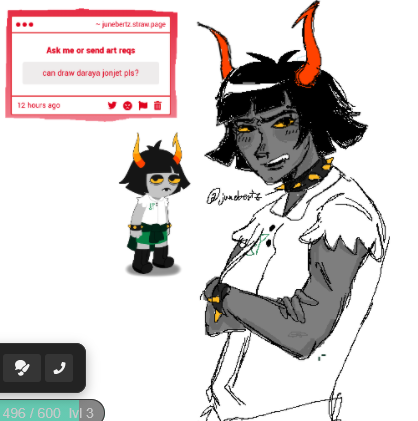 jegbertkisserr's tweet photo. "can draw daraya jonjet pls?" Hiveswap fans when they get their biyearly game update news (me)

==> https://t.co/rbFIur7Dlr

#HIVESWAP #DARAYAJONJET https://t.co/1aWRXusHZT