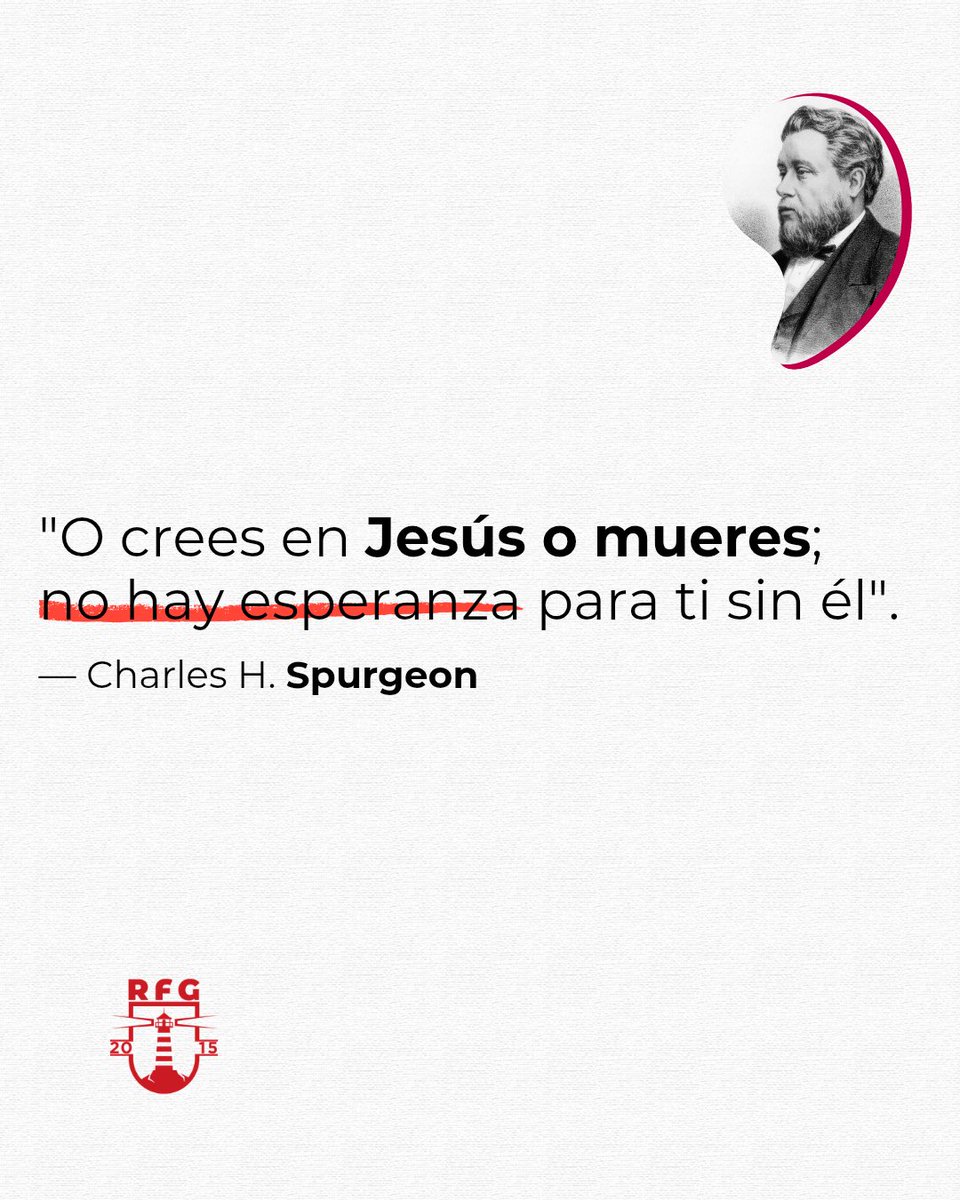 FaroDeGracia's tweet photo. "En ningún otro hay salvación, porque no hay otro nombre bajo el cielo dado a los hombres, en el cual podamos ser salvos". - Hechos 4:12 NBLA
.
.
Escúchanos en https://t.co/FT9M1Hqk7E, ahora con un reproductor mejorado 📲
#radiocristiana #teologiareformada https://t.co/iWI6I1xjKy
