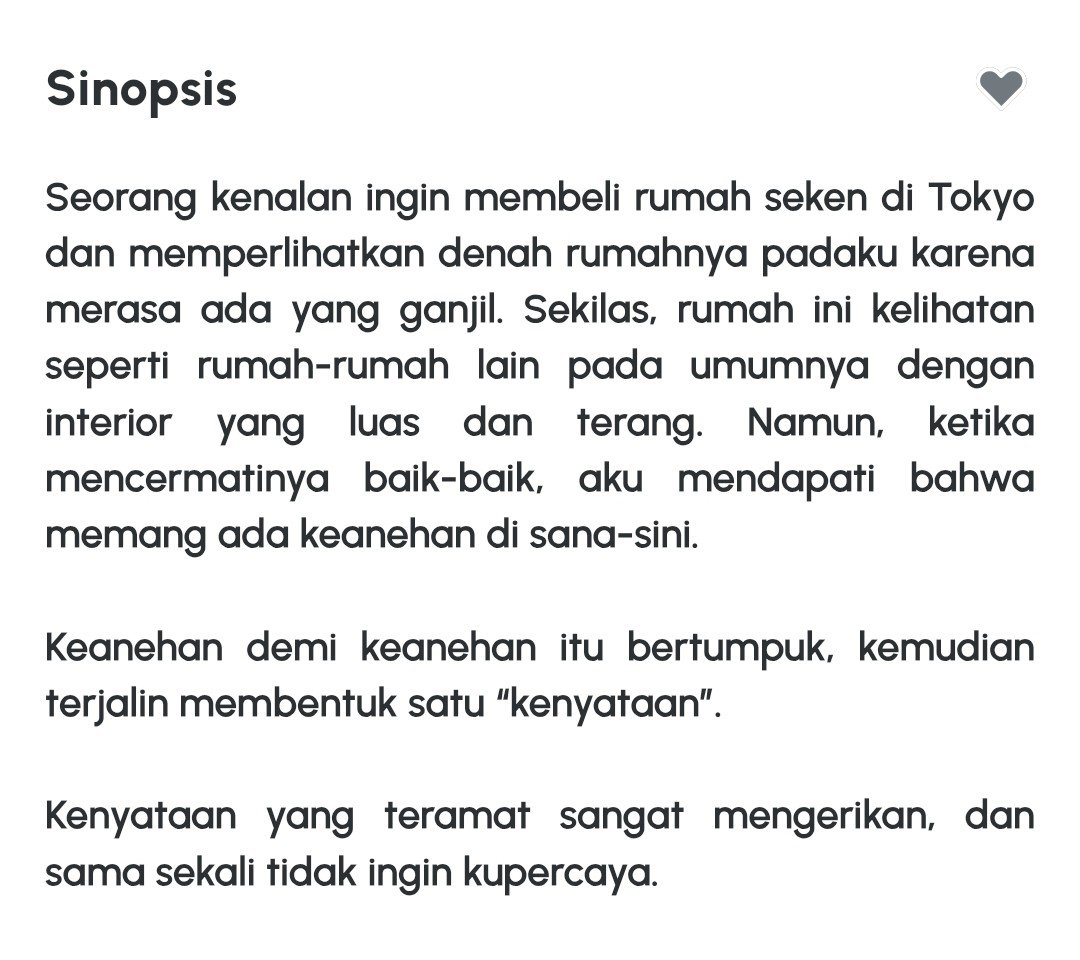 bluetael's tweet photo. ⌗ Currently reading ⎯ 

ᯓ TEKA-TEKI RUMAH ANEH — 

✿ Uketsu
📖 224 Halaman https://t.co/Hm0MhiLY3v