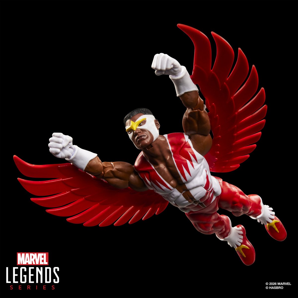 Hasbro_Store_JP's tweet photo. 【新製品情報】

G2416
#マーベルレジェンド・シリーズ
#シークレット・ウォーズ #ファルコン

【ファルコン降臨！】
サム・ウィルソンと相棒レッドウィングは、空を舞うヒーロー“ファルコン”として、スーパーヴィラン、ホブゴブリンとの戦いに挑みます。

#Hasbro
#MARVEL https://t.co/lEQTOi6VNz