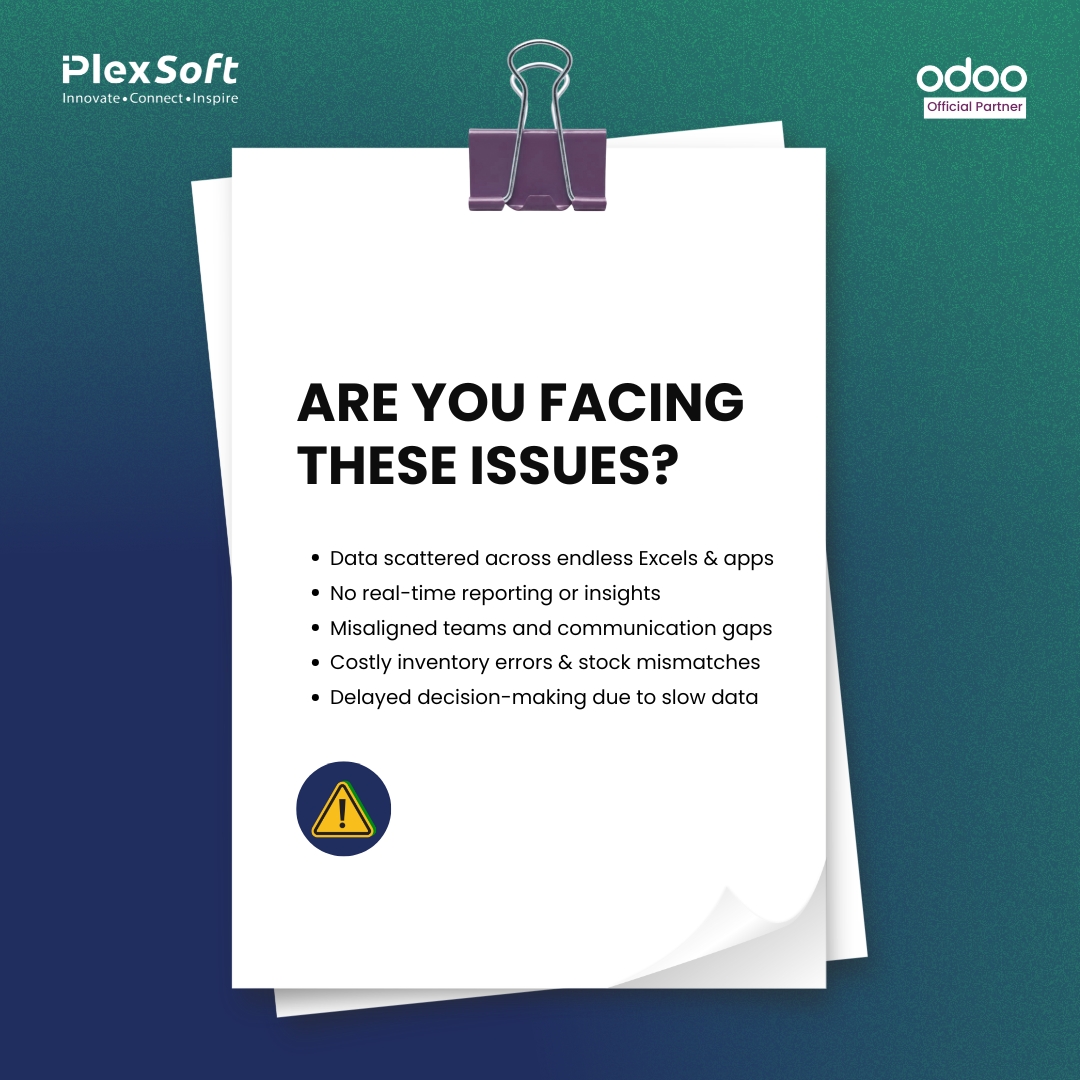 IplexSoft's tweet photo. Is your business outgrowing spreadsheets?

Managing scattered data, communication gaps, and inventory errors can cripple your growth. If you're spending more time fixing operational errors than scaling, you need an ERP system.

🌐 https://t.co/qdzMtvH0Ys https://t.co/HBYMIm2elH