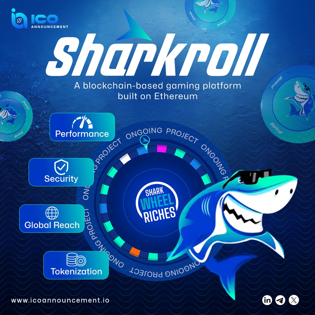 ICOAnnouncement's tweet photo. Blockchain Gaming Meets Real Utility 🚀
$SHRL is building an Ethereum-based gaming ecosystem focused on accessibility, security, and token-powered experiences.
To Know More -
https://t.co/VIwTVudUkX
#ICO #Sharkroll #Gaming #Crypto #token #CryptoProject #SHRL https://t.co/XMn8PjA1ZT