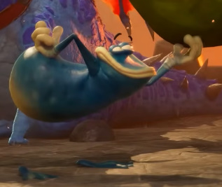 testeage2021's tweet photo. Got curious looking at Globox, such an amazing frog, glad to see him again!💙 #Rayman #Ubisoft https://t.co/E137SDUpPn