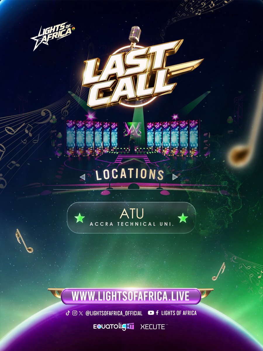 LOA_Global's tweet photo. THE LOVE IN UPSA AND LEGON HAS BEEN MASSIVE WITH CONTESTANTS GOING TO ATU TO BATTLE IT OUT IN THE LAST CALL! 

ATU ARE YOU READY?

#lightsofafrica https://t.co/lGnar1kw6T