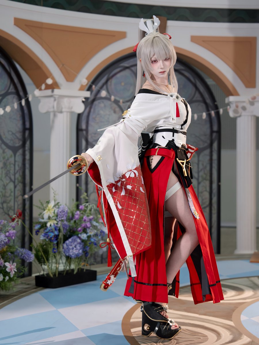 SHIBUYA_TOKYO_J's tweet photo. ◆ Frame.Real
2026.5.30-31｜鳴潮 2nd Anniversary Fes.
Costume：緋雪（#鳴潮      ）
モデル：月海つくね さん @XaiabP
#おつきみくらぶ https://t.co/FRORnyfkVg