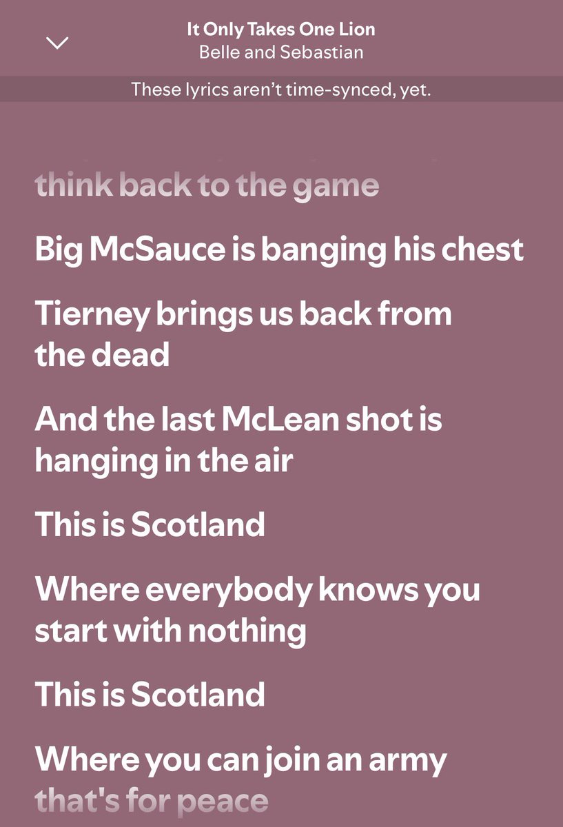 CGoreham's tweet photo. Another honour for Kenny McLean. He’s got a namecheck in a Belle and Sebastian song. https://t.co/c6eRUQxVgm