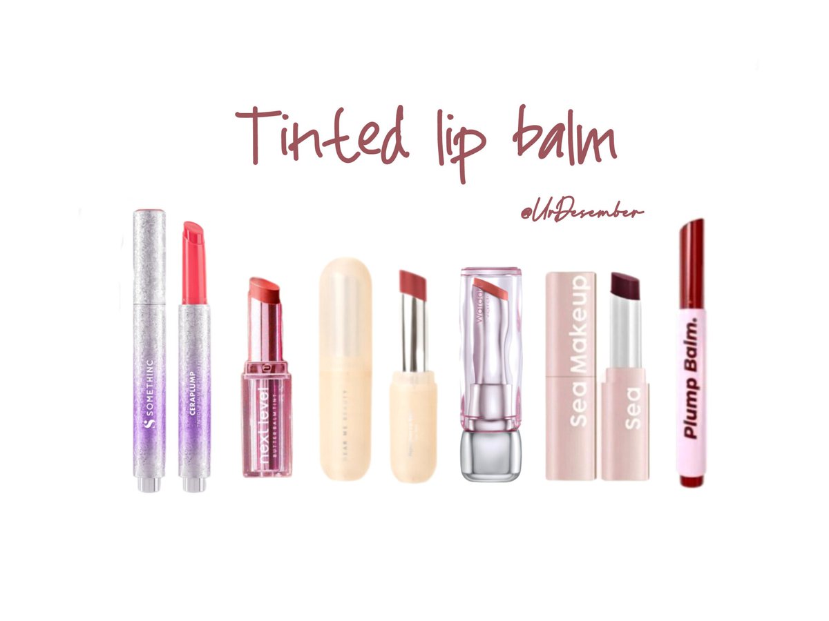 UrDesember's tweet photo. Pretty tinted lip balm

a thread ✦⋆ https://t.co/RQfOLk1bag
