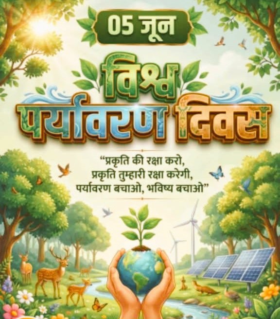 GorA013's tweet photo. प्रकृति से हम हैं
हम से प्रकृति नहीं
यही हिन्दुत्व का मर्म है। 

स्वस्थ पर्यावरण ही स्वस्थ जीवन का आधार है।” 🌿

आप सभी को विश्व पर्यावरण दिवस की हार्दिक शुभकामनाएं। 

आओ हम सब मिलकर पेड़ लगाए , जल बचाए, प्राकृतिक कृषि अपनाये और अपनी भूमि को सुशोभित करें।  🌍✨

#विश्व_पर्यावरण_दिवस 🌳🌴🍀