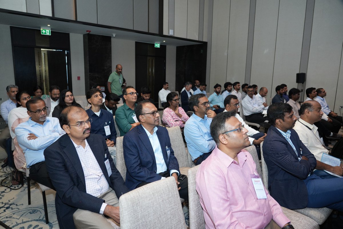 nasscom's tweet photo. As the Nasscom GCC Summit series continues its journey across India's innovation corridors, the Nasscom Regional GCC Summit Chennai brought its own distinct voice and depth to this conversation. The city's GCC leadership community spanning technology, engineering, BFSI, and automotive came together for a focused dialogue on strategic ownership, AI-native transformation, and the leadership architecture that will define the next phase of India's GCC story.

What stood out was not just the quality of conversation, but the collective clarity in the room that India's GCCs have moved well past the delivery narrative. The ambition now is ownership. And it is precisely this shift, playing out across cities like Chennai, that continues to reinforce India's position as the Innovation-led GCC Capital of the World.
Some of the strongest themes that emerged:

· GCCs evolving into the control plane for autonomous, AI-driven enterprise workflows
· AI embedded into the operating model as architecture, not applied as a capability layer
· The shift from workforce scale to intentional leadership depth and cultural cohesion
· Building inclusive, future-ready workplaces as a sustained performance and retention driver
The Nasscom Regional GCC Summit series continues across India's key innovation corridors. Next city chapter, coming soon.

#GCCRegionalSummit #NasscomGCC #ForgingTheNextAdvantage #InnovationLedGCCCapitalOfTheWorld #Chennai #AITransformation #GCCStrategy #FutureOfWork