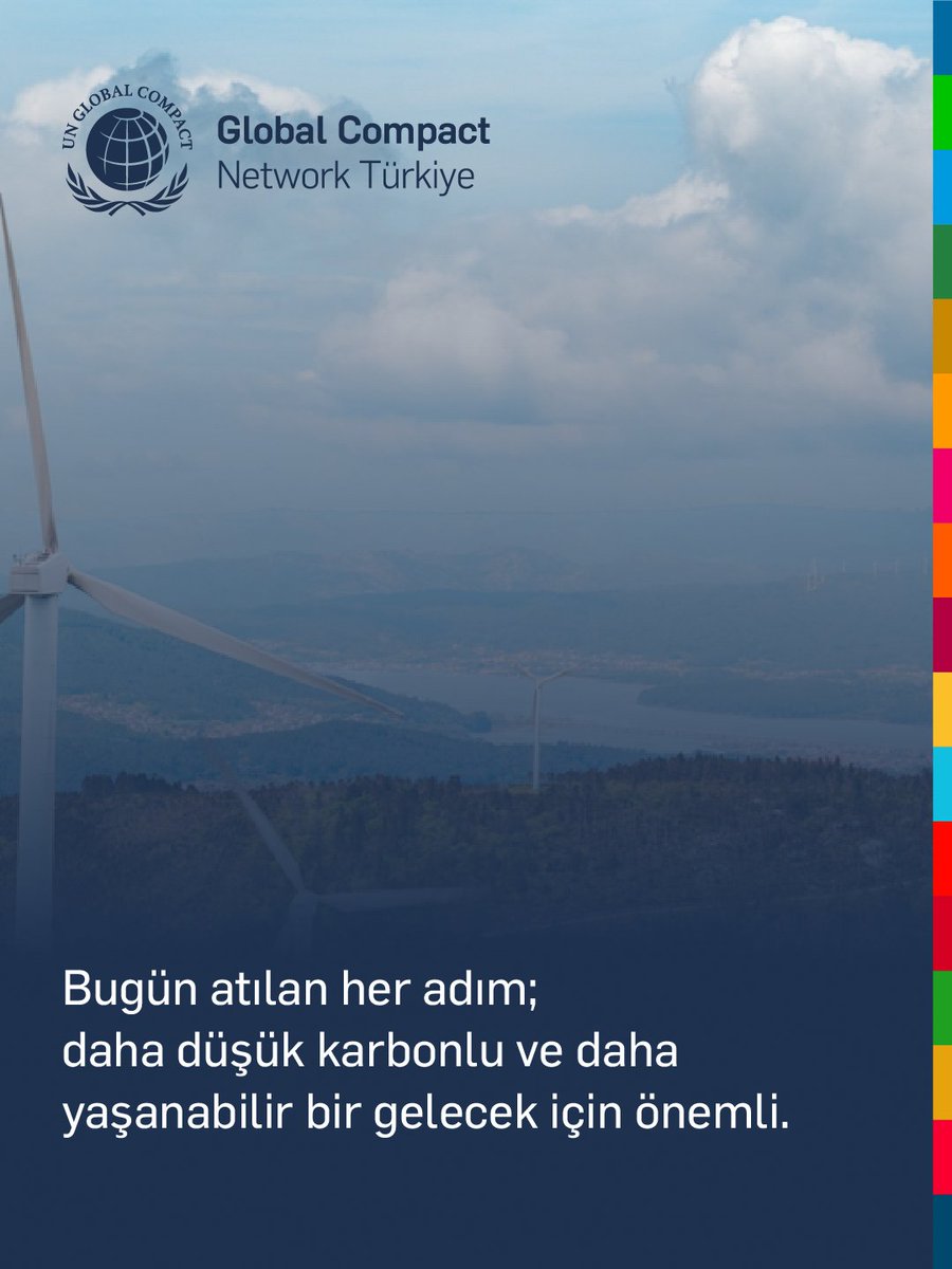 GlobalCompactTR's tweet photo. 5 Haziran #DünyaÇevreGünü bu yıl iklim eylemine odaklanıyor.
İklim taahhütleri; stratejilere, yatırımlara ve günlük operasyona yansıdığında gerçek etki yaratır.
Şimdi hedefleri uygulamaya taşıma zamanı! https://t.co/j2syUIiwnc