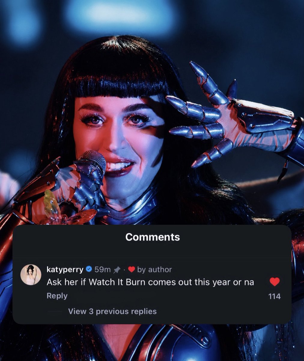 accesskatyperry's tweet photo. Tomas Mier from Rolling Stone will interview Katy Perry after the first screening of 'The Lifetimes Tour: From Paris' at Tribeca Film Festival. 

Katy took the opportunity to suggest a question; 
“Ask her if Watch It Burn comes out this year or na.” https://t.co/hIxdf0uAHz