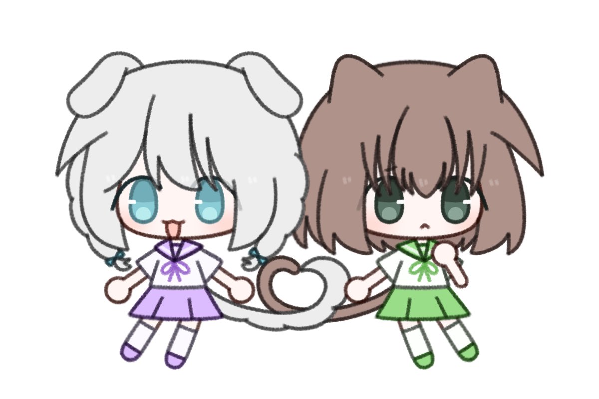 asaba_yorune's tweet photo. 🐶🐱

#イヴ麻弥 https://t.co/AkGj6UOWWX