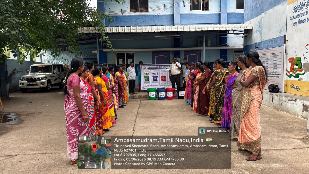 ambas_sbm's tweet photo. World Environment Day 2026 sensitization of SWM Rules 2026 for SHG &amp; pledge taken.                                                                                                         #WorldEnvironmentDay #SWMRule2026 #4binsegregation #SwachhAadat #SwachhBharatMission https://t.co/9psXfcIrzn