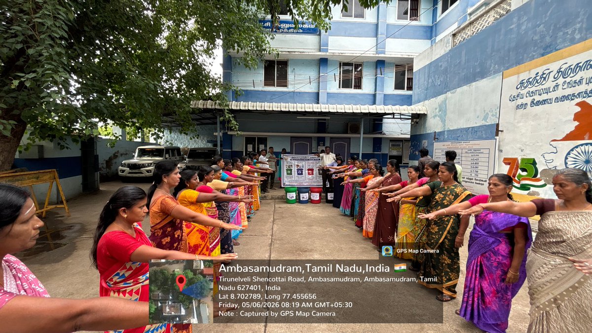 ambas_sbm's tweet photo. World Environment Day 2026 sensitization of SWM Rules 2026 for SHG &amp; pledge taken.                                                                                                         #WorldEnvironmentDay #SWMRule2026 #4binsegregation #SwachhAadat #SwachhBharatMission https://t.co/9psXfcIrzn