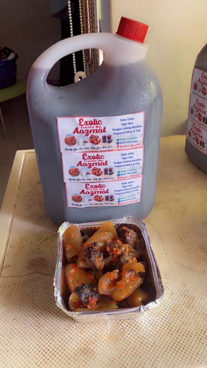 Beauty_diva2's tweet photo. Yo it’s Friday again, what are you buying from us today 

Our freshly fruity Zobo and tasty ponms still available order for yours now, a taste and quality u won’t regret💯💯

Lagos ikorodu 

10k package https://t.co/nVsIwrZxNC