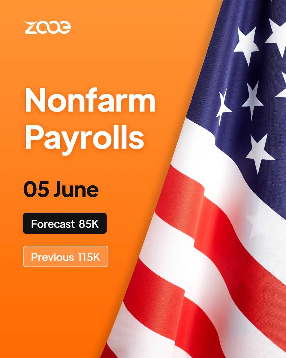 zooe_global's tweet photo. 📊 U.S. Nonfarm Payrolls – Tonight at 20:30 (GMT+8)

The latest nonfarm payroll report is out tonight, a key indicator of the U.S. labor market and overall economic health. Expect potential moves in USD, major currencies, and gold.

💡 Things to keep an eye on:
USD and major currency pair reactions
Short-term swings in gold and commodities
Shifts in overall market sentiment

Stay informed, trade smart, and make data-driven decisions.

#NonfarmPayrolls #MarketWatch #TradingInsights #Forex #Gold #TradingInsights #NFP #Zooe #ZooeApp