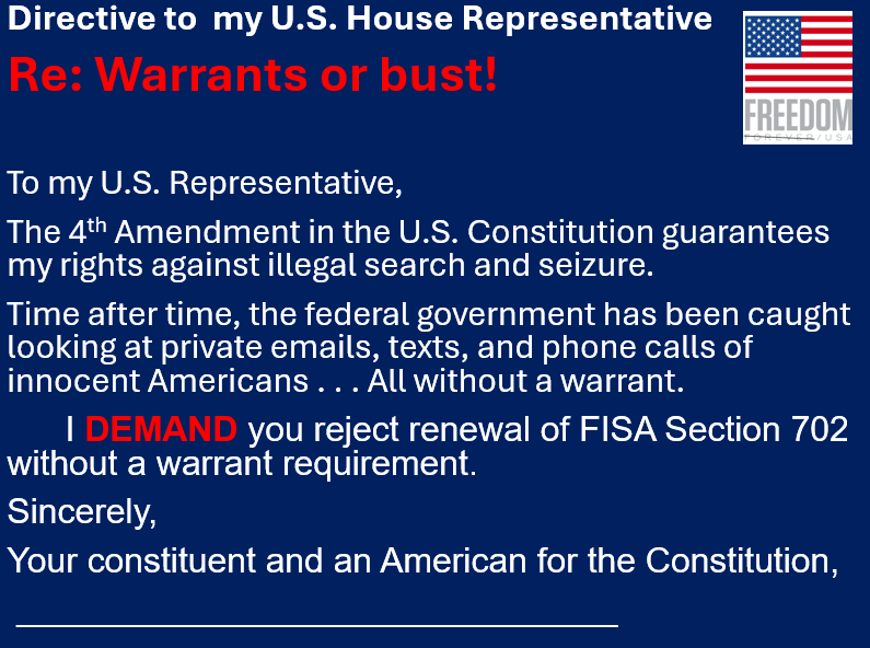 007Haarp's tweet photo. WARRANTS or BUST - F.I.S.A. SECTION 702 (NEW PETITION)

https://t.co/rPeYnrHHlu https://t.co/cbQAQluM7V
