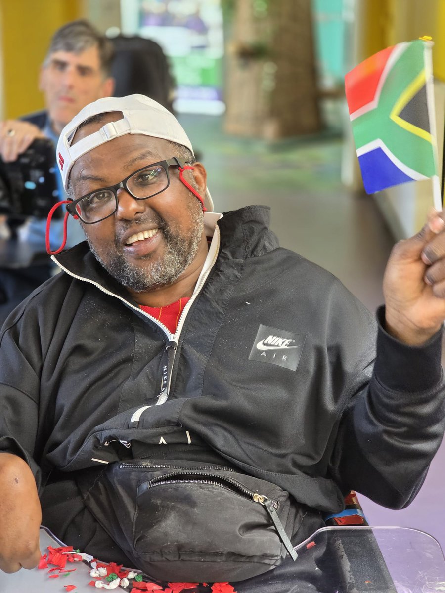 EnhanceAble's tweet photo. 🙌 At Geneva Road, our Day Opportunities Service recently celebrated South Africa Freedom Day 🙌

►Learn more: https://t.co/6GRLr3m6EJ◄

#Enhanceable #Kingston #Charity #ASD #DisabilityAwareness #Surrey #EnhanceableDayOpportunitiesService #DayCentre https://t.co/kmSRziuubA