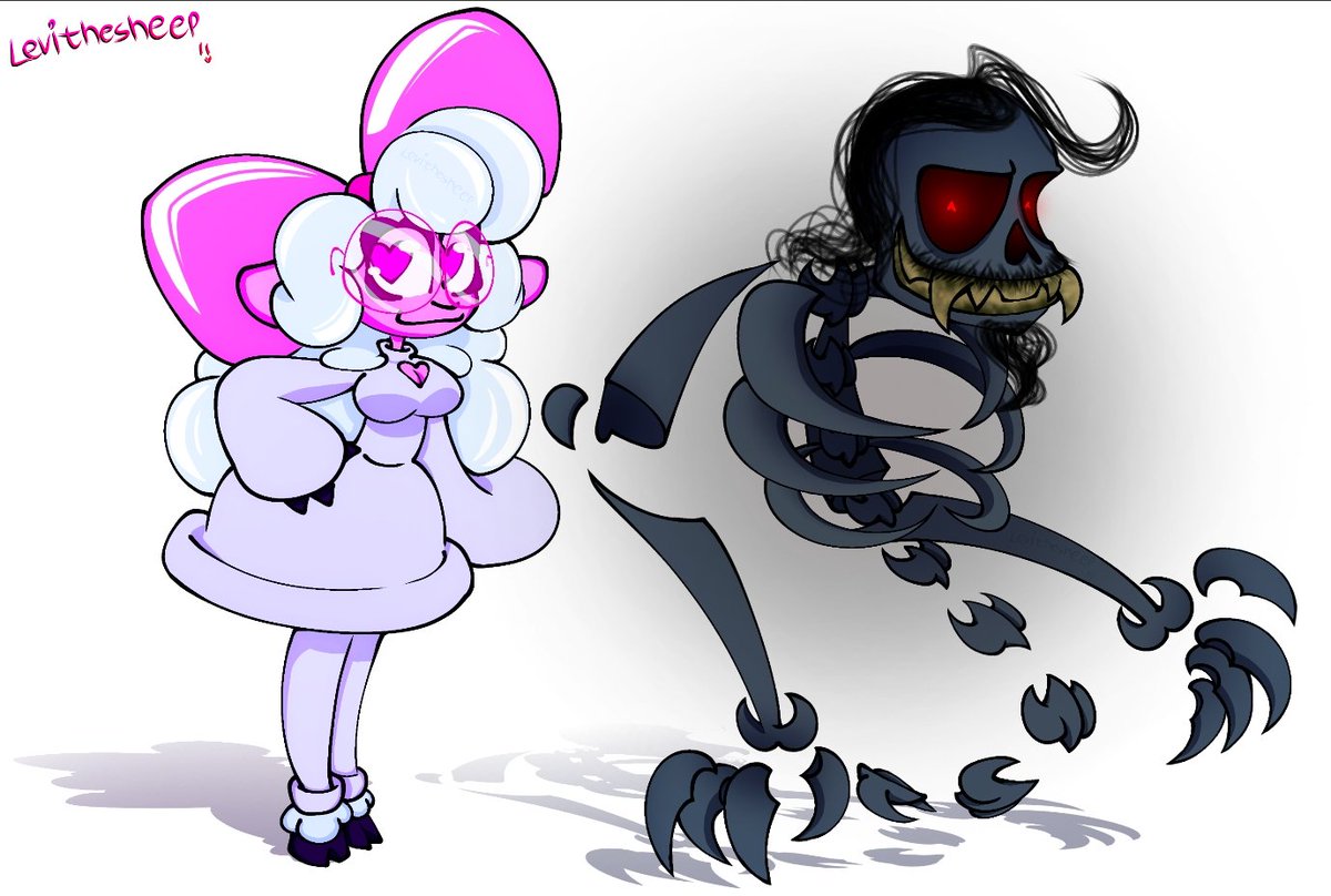 levithesheep's tweet photo. Drew my two favorite OCs, Sofie and Disguise! https://t.co/gvJsYlBoun