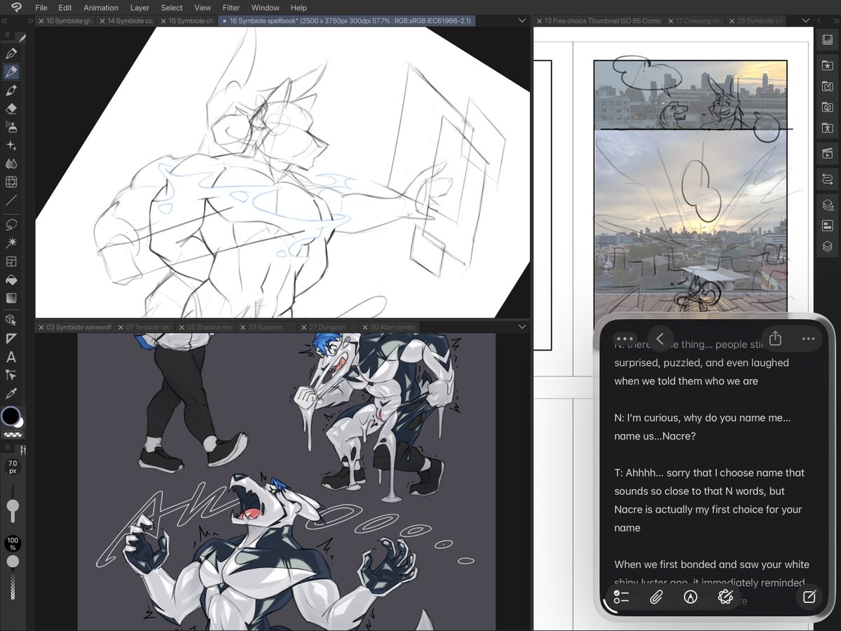 7ai7ang7ai3's tweet photo. I rethink the way I work and decided to do Vol.3 at my own pace to be less stressful on mental health, so it will take longer to finish

But that means more time for new artworks and 1 more short comic

At this pace, Vol.3 can be done within July!

Thank you for your patience 🙇 https://t.co/DD2uDrEXPf